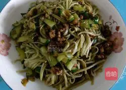 Illustration of how to make fried noodles 5