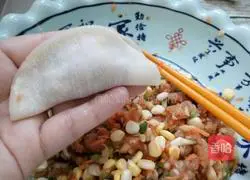 Illustration of making mushroom dumplings 12