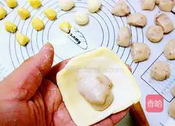 Illustration of how to make flower-viewing cakes for my wife 7