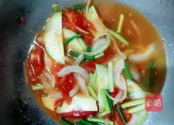 Xinjiang Illustration of how to make fried noodles 14