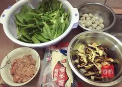 Illustration of how to make noodles with lots of ingredients 1