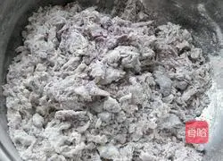 Illustration of how to make butterfly purple sweet potato buns 5