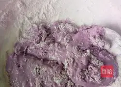 Purple sweet potato glutinous rice Illustration of how to make cakes 3
