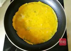 Leek Egg Pancake Recipe Illustration 11