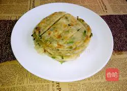 Illustration of how to make scallion pancakes 11