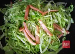 Illustration of how to make fried noodles 7