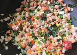 Assorted Shrimp Fried Rice Recipe Illustration 3