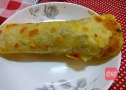 Illustration of how to make egg-filled pancakes 12