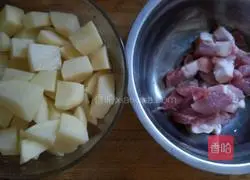 Illustration of how to make braised rice with beans and potatoes (rice cooker version) 1