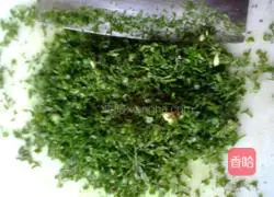 Illustration of how to make shepherd's purse dumplings 5