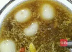 Illustration of how to make brown sugar custard glutinous rice balls 7