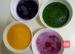 Illustration of how to make colorful dumplings 6