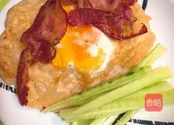 Fryer version [Bacon and Egg Hand Pancakes] Recipe Illustration 3