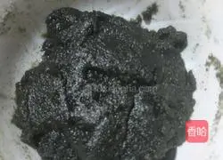 Illustration of how to make black sesame glutinous rice balls 3