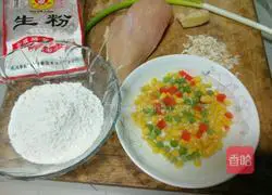 Illustration of how to make Tianyuan shrimp chicken cake 1