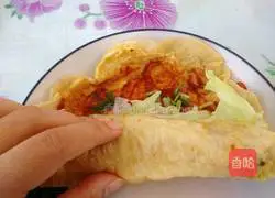 Illustration of how to make homemade pancakes and fruits 14