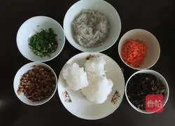 Illustration of how to make vegetarian buns with radish filling 3