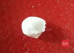 Illustration of making glutinous rice balls with red bean filling 3