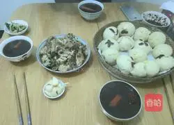 Illustration of how to make rice noodles and steamed buns 27