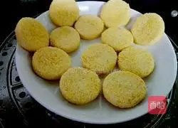 Illustration of how to make fried pumpkin cake 2