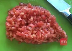 Illustration of how to make tomato and egg dumplings 7