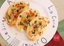 Illustration of how to make cheese steamed bun slices 11