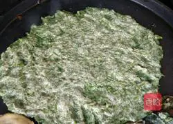 Illustration of how to make fennel egg pancake 5