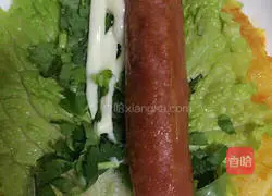 Hot noodle cake.Illustration of how to make it 13