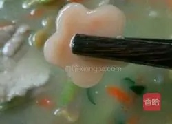 Illustration of how to make colorful noodles 9