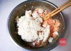 Illustration of how to make steamed buns and meatballs 11