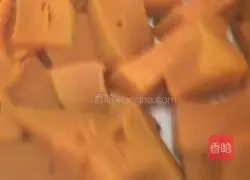 Pumpkin glutinous rice cake recipe 1