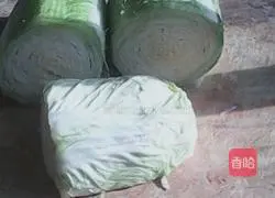 Illustration of how to make cabbage and pork dumplings 1