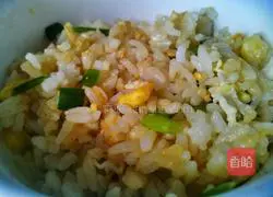 Illustration of how to make egg fried rice 3