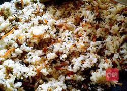 Illustration of how to make seaweed fried rice 10