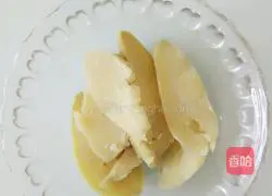 Illustration of how to make sweet potato and black rice cakes 4