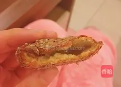 Illustration of making sugar-filled sesame cake 15