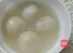 Illustration of how to make glutinous rice balls 9