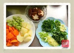  Illustration of how to make braised pork ribs with rice 4