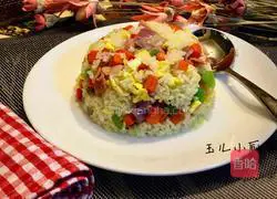 Illustration of how to make Western fried rice 9