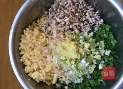 Illustration of how to make vegetarian dumplings 3