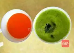Illustration of how to make colorful cold noodles 1