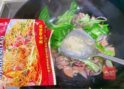 Illustration of home-style fried rice noodles 8