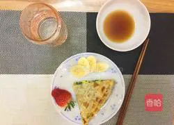 Illustration of how to make egg and chive cake 18