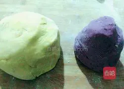 Illustration of how to make steamed three-color glazed glutinous rice balls 7