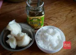 Illustration of how to make assorted glutinous rice balls stuffing 3