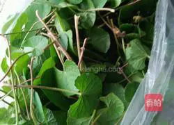 Illustration of how to make fried rice with water chestnut leaves 1