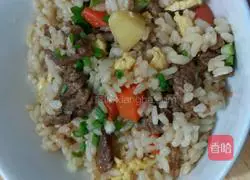 Beef and Egg Fried Rice Recipe Illustration 7