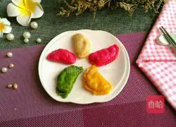 Illustration of how to make lace dumplings 19