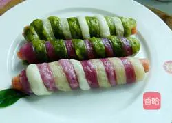 Illustration of how to make ham sausage steamed bun rolls 10