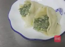 Illustration of how to make fennel and pork dumplings 15